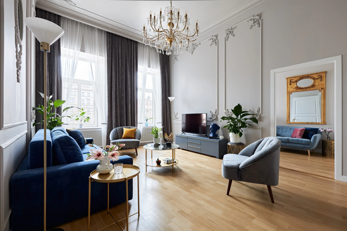 Апартаменты Minin Apartments с видом на Фонтанку 130 кв.м.