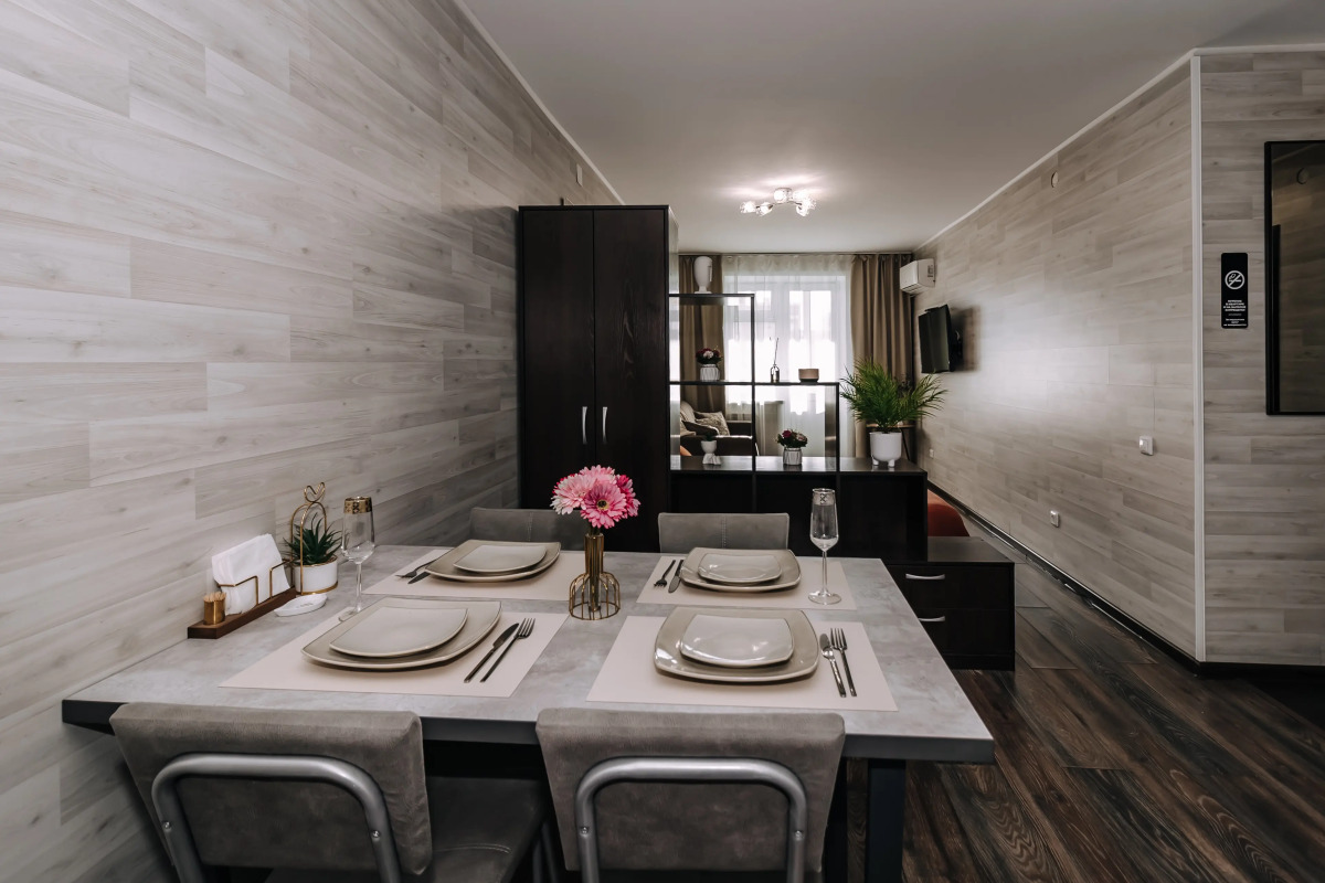 Квартира Уютная Студия в Районе Аэропорта