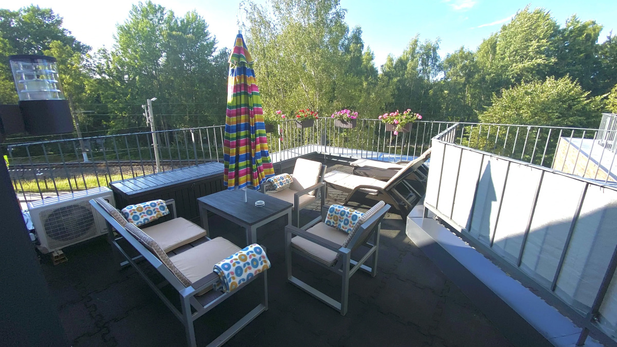 Апартаменты Морское шале с террасой в Kristall Hotel & Spa