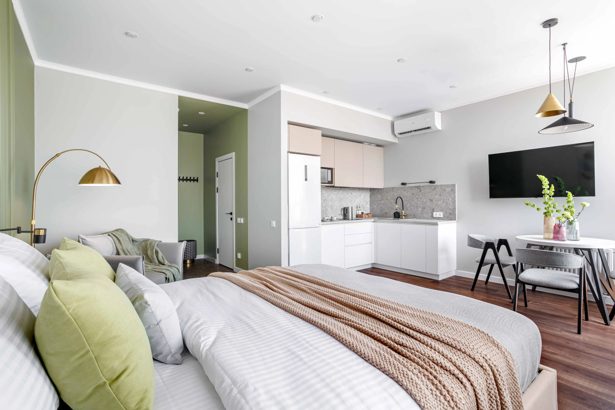 Апартаменты Оливковая студия с видом на море