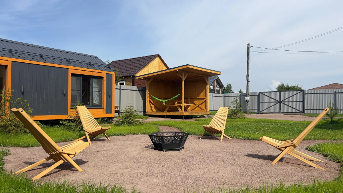 Частный дом с баней на дровах загородный