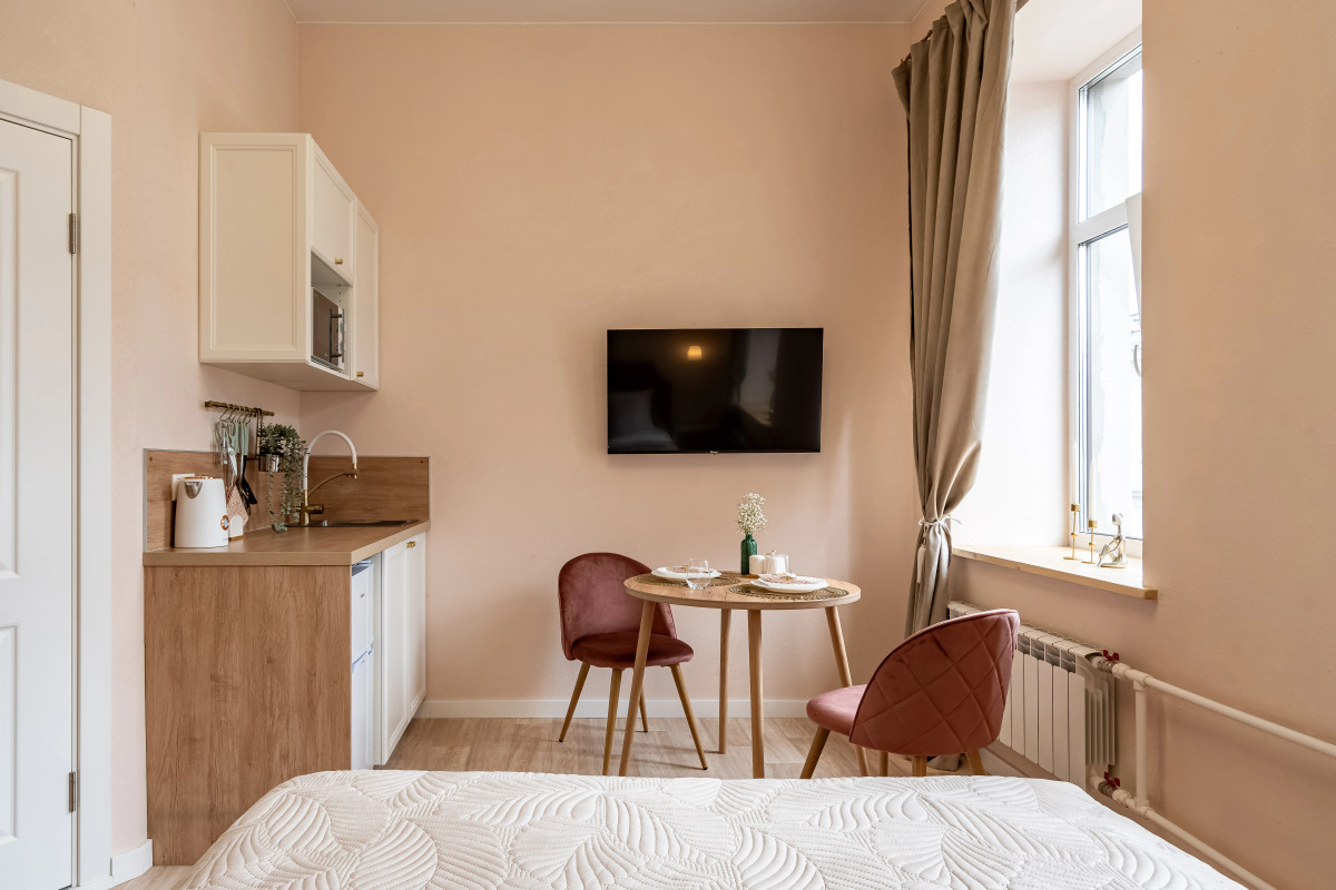 Квартира Rosy Flat рядом с Невским Проспектом