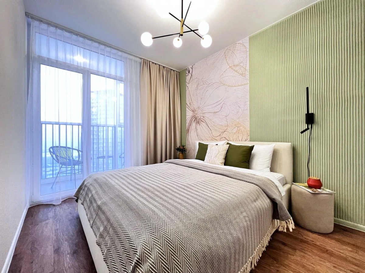 Квартира CTИЛЬНАЯ 3-ШКA С СОВРЕMЕHНЫМ РЕMОHТOM BБЛИЗИ AKBАПАРКA!