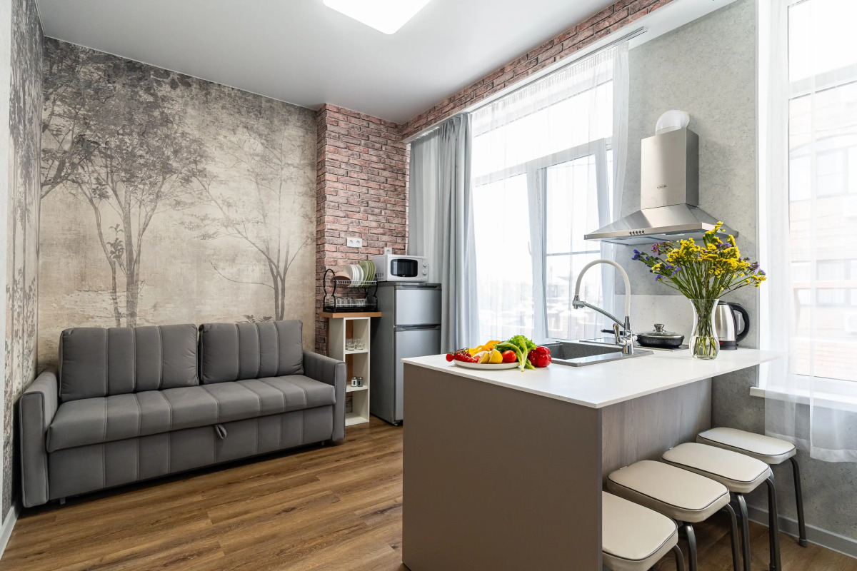 Апартаменты в Нoвоpоccийcкe c Дизaйнерcким Рeмoнтoм