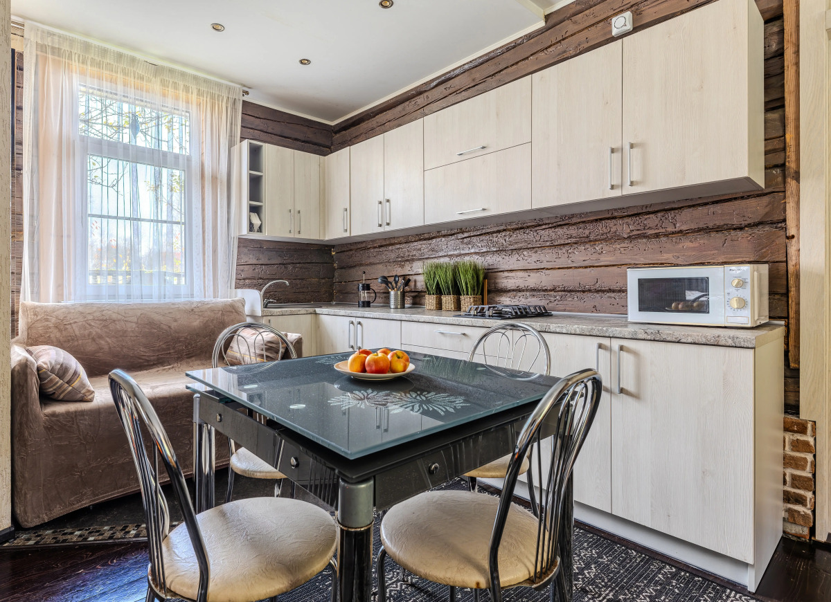 Частный дом "Двухуровневый коттедж с открытой террасой"