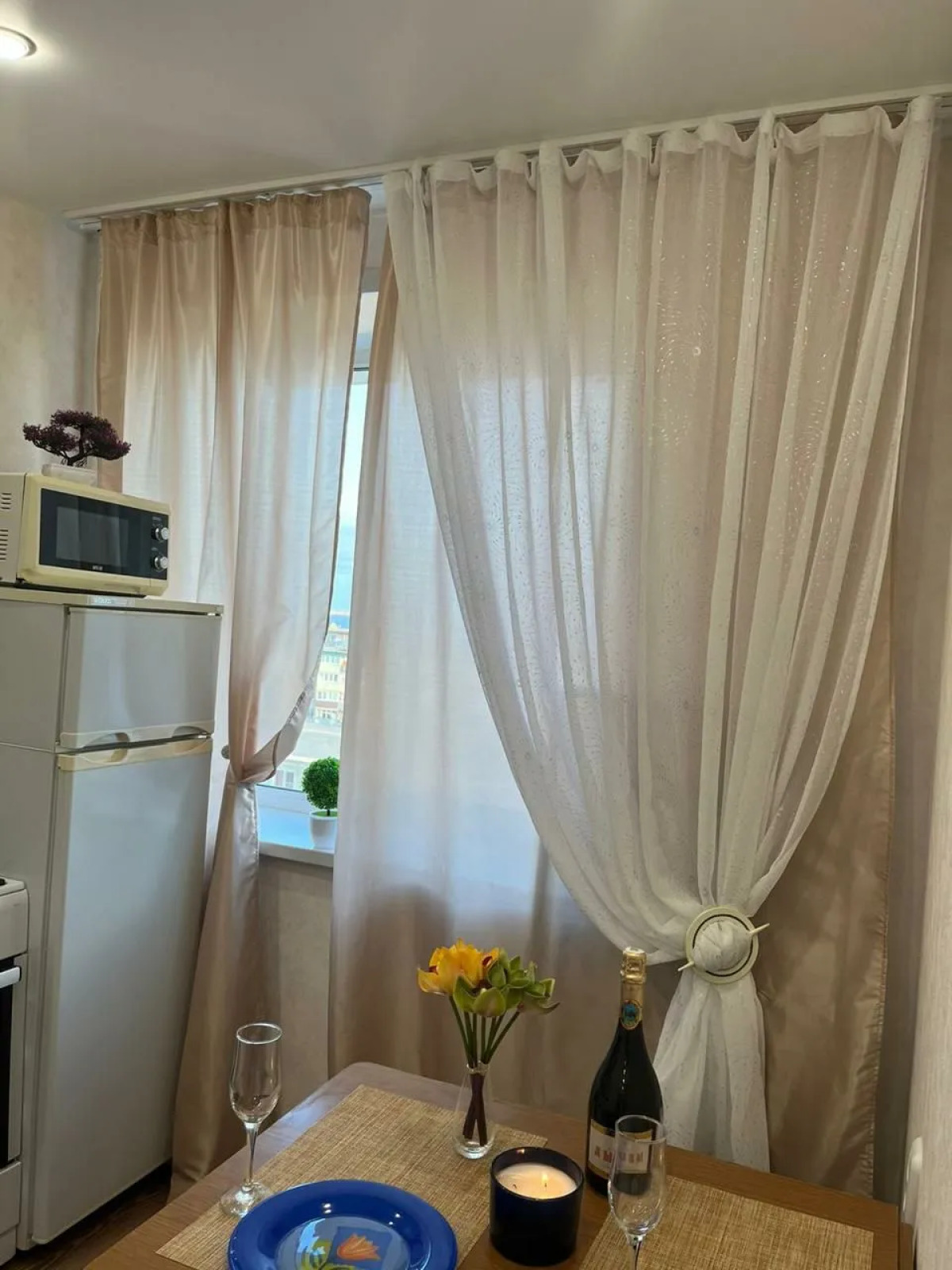 Апартаменты 1-комнатные с видом на Волгу (Бухта)