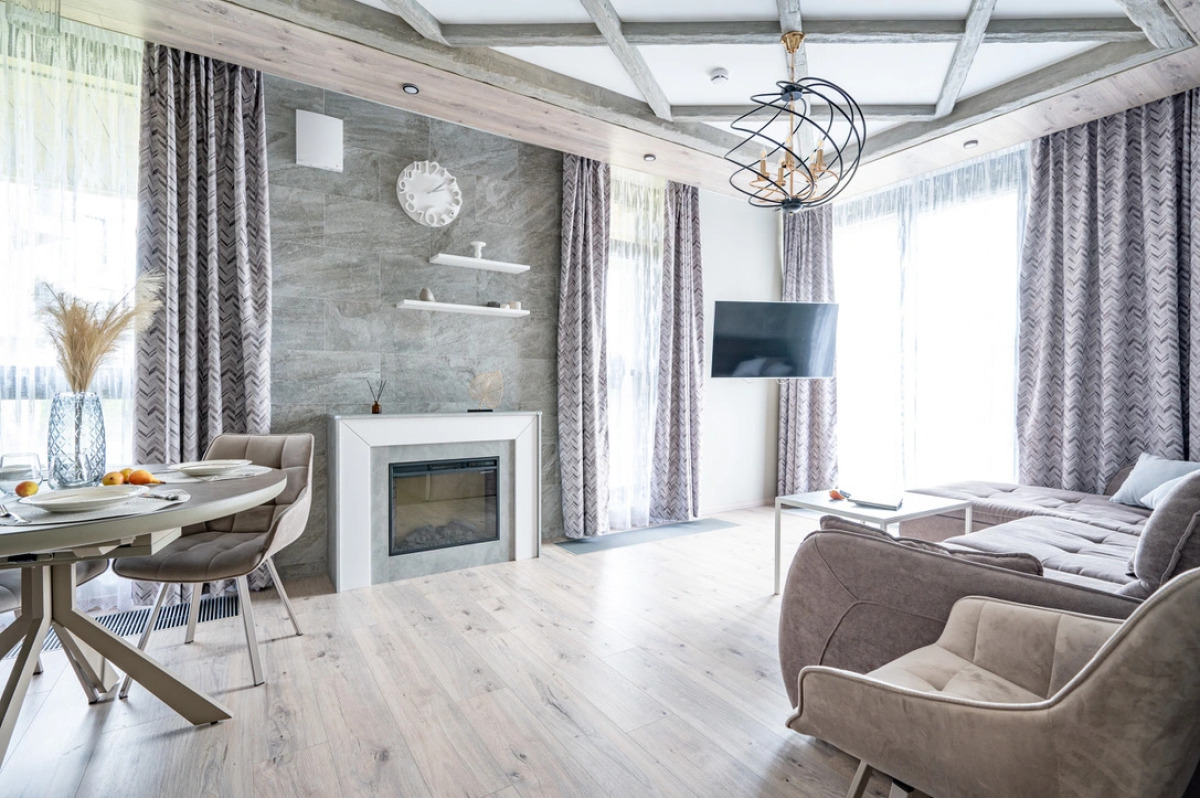 Апартаменты с 1 спальней в Охта Парке