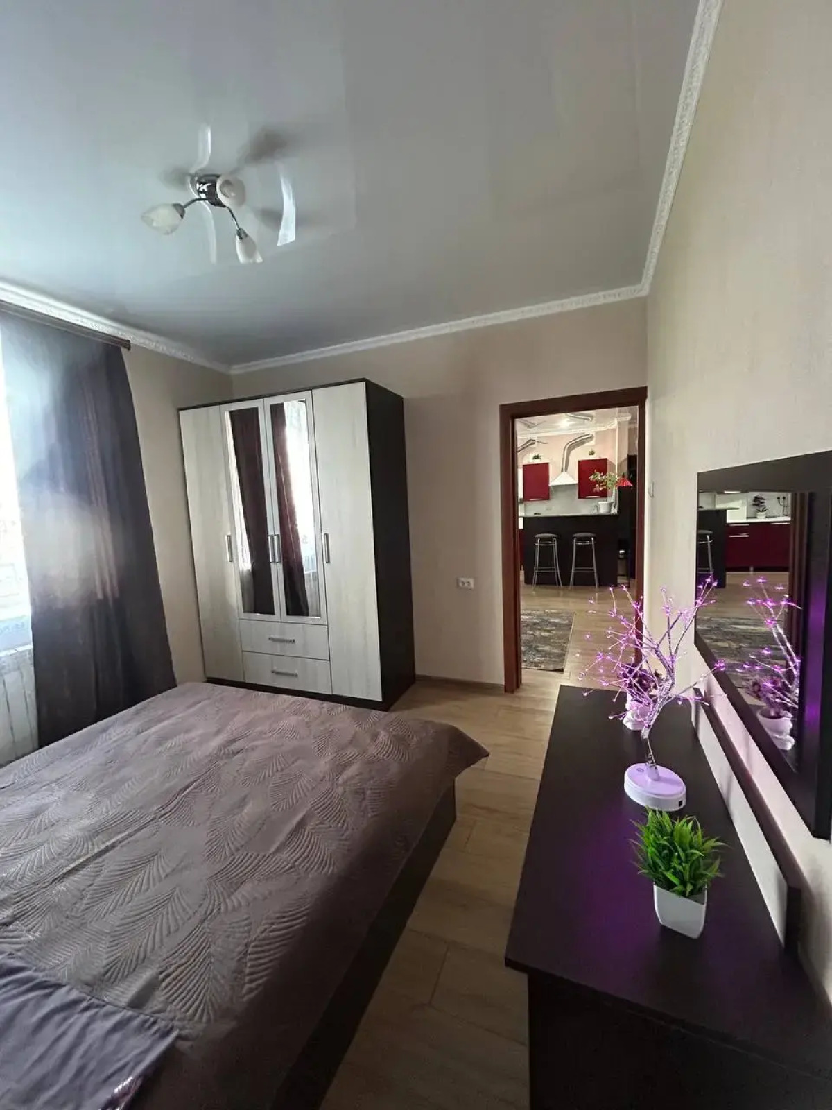 Евродвушка с видом на гору