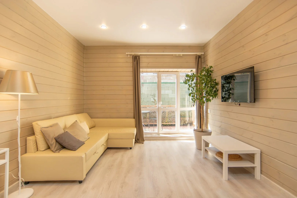 Бунгало с мангалом и верандой на Банном