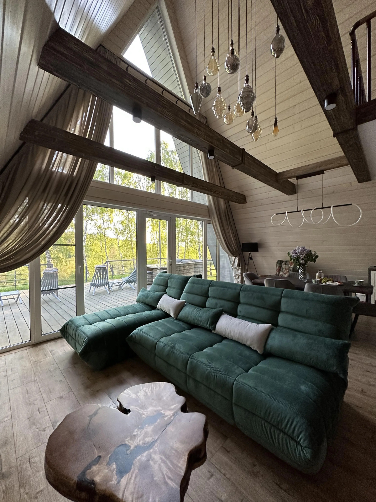 Частный дом Большой афрейм на Березовой