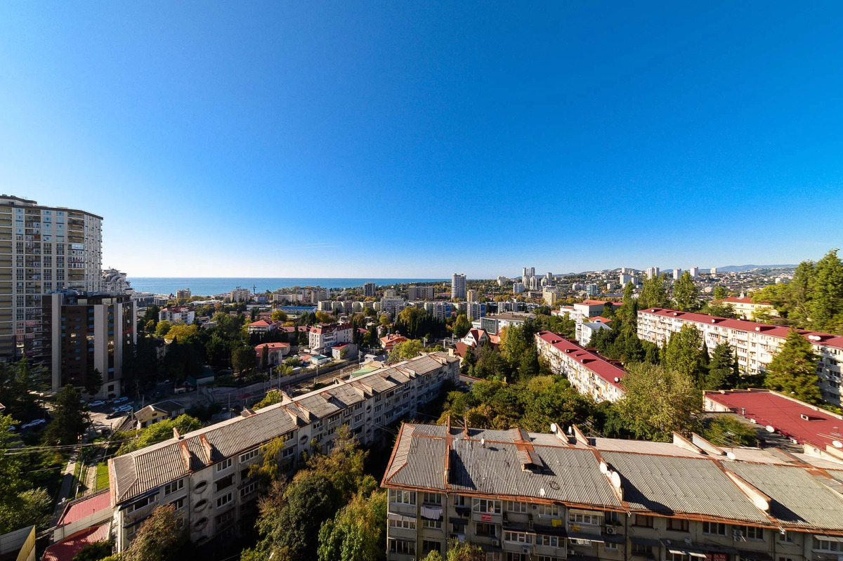 Апартаменты в центре Сочи для 3 гостей ЖК Сокол с видом на море