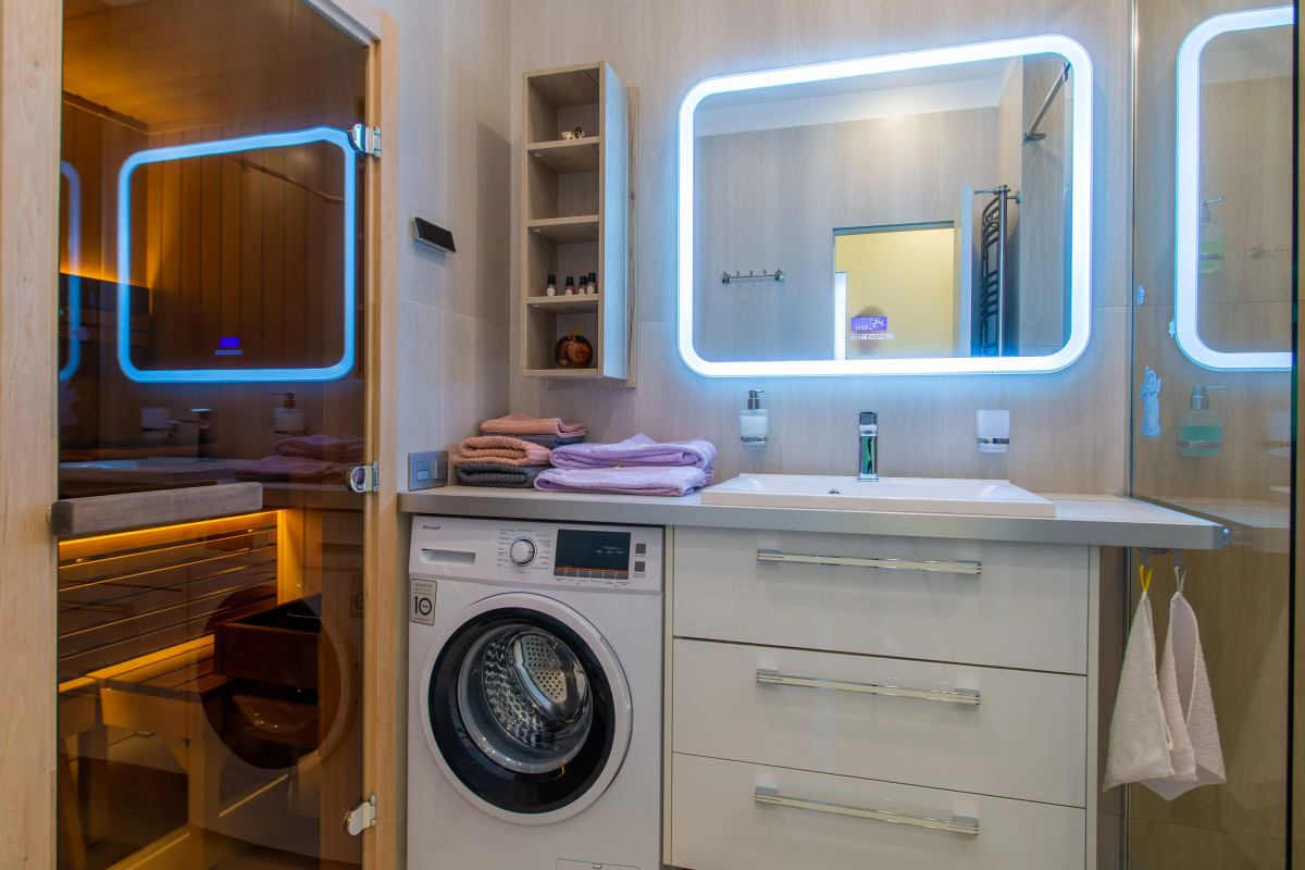 Апартаменты ОхтАпартЛюкс с сауной, террасой и одной спальней