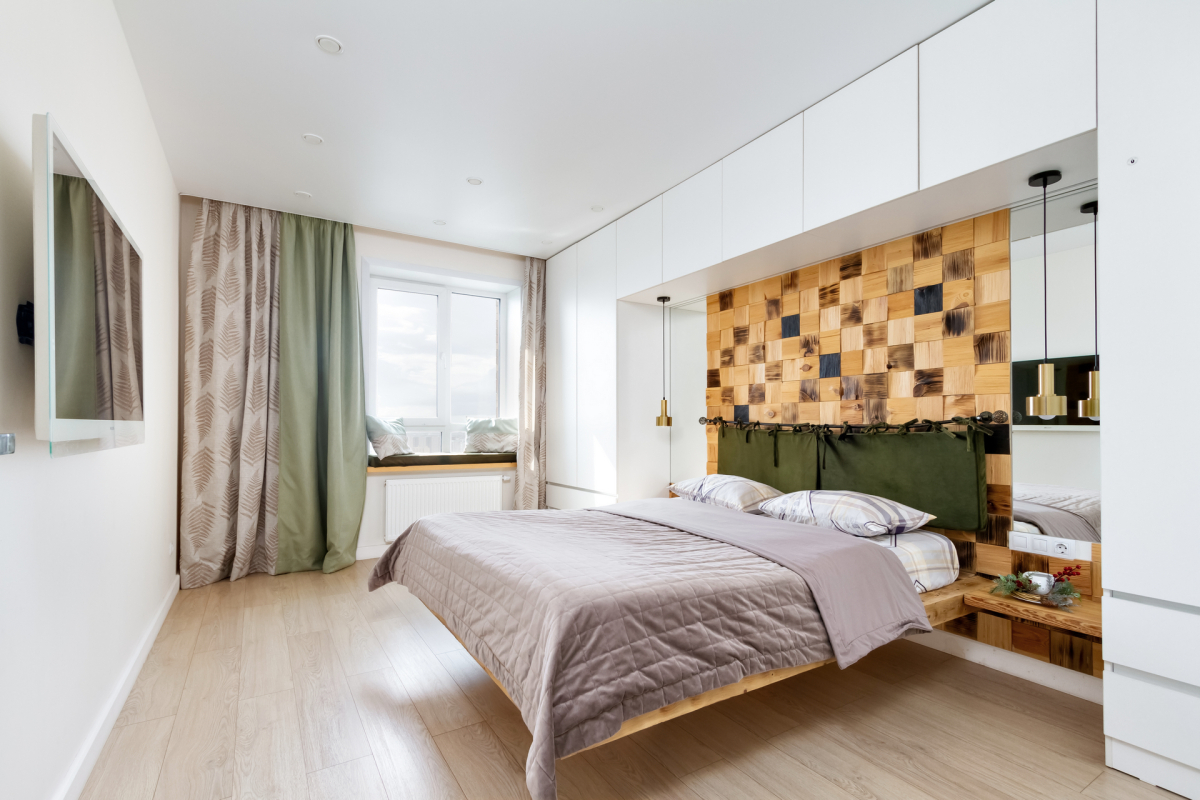 Апартаменты с видом на город с высоты птичьего полёта