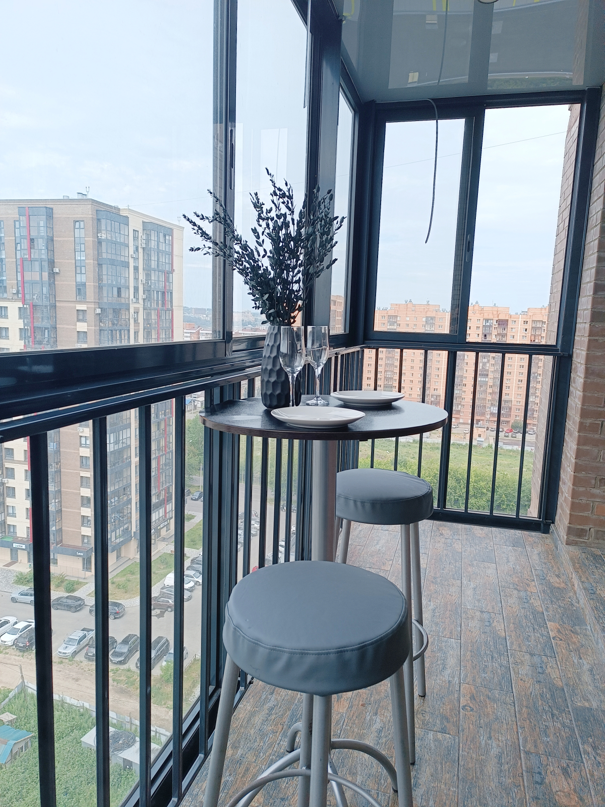 Апартаменты Комфорт с шикарным видом на город