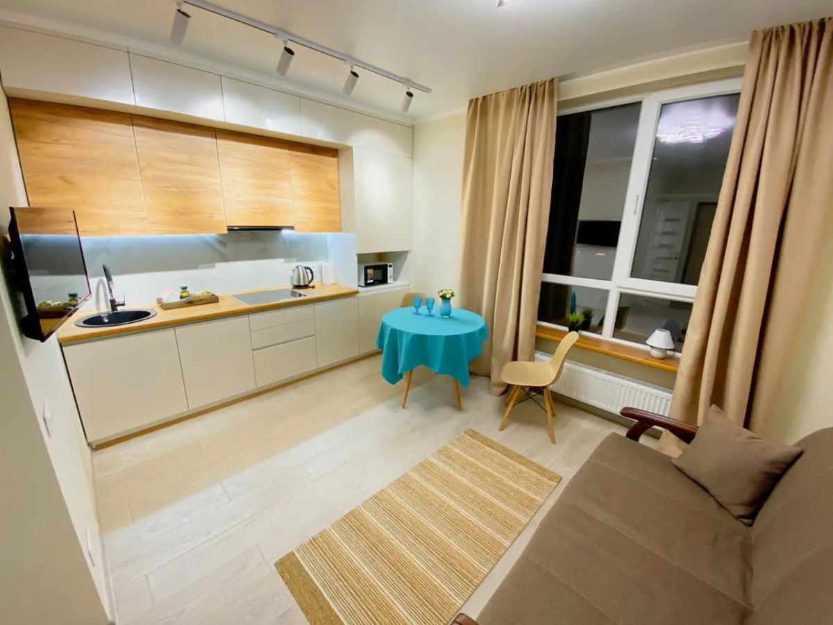 Квартира Green FOX с ремонтом премиального качества в новом ЖК Укроп