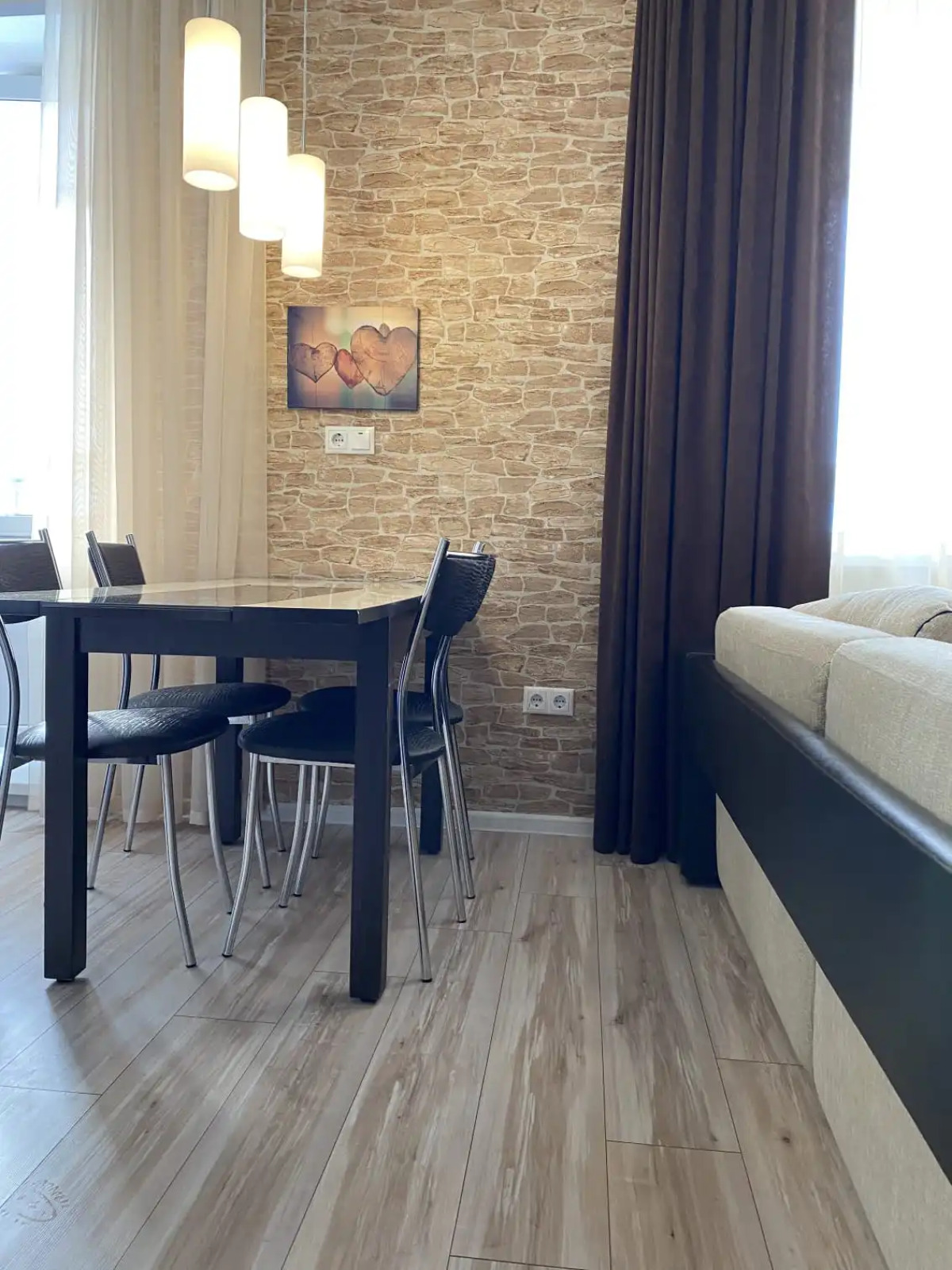 Апартаменты Революция вид на город