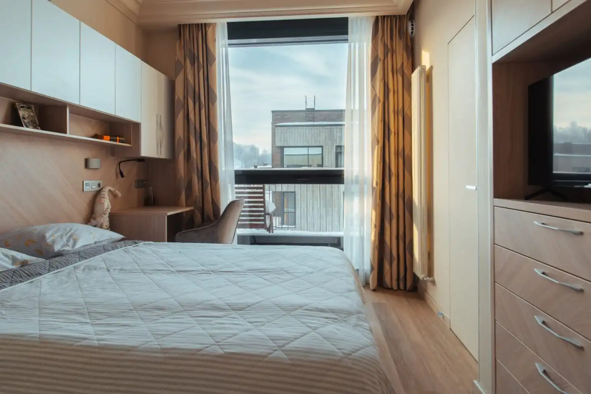 Апартаменты ОхтАпартЛюкс с сауной, террасой и одной спальней