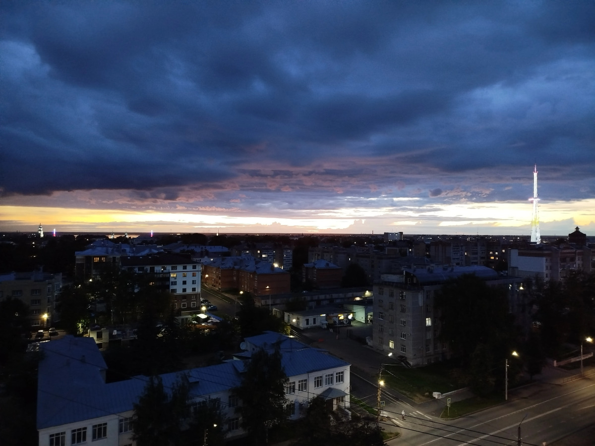 Апартаменты Двухуровневая студия с захватывающим видом на город