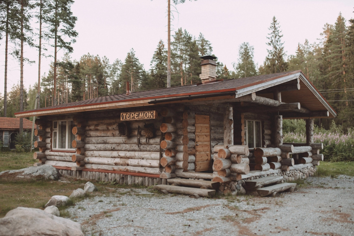 Жилые Помещения Карелия Медвежка с Видом на Озеро