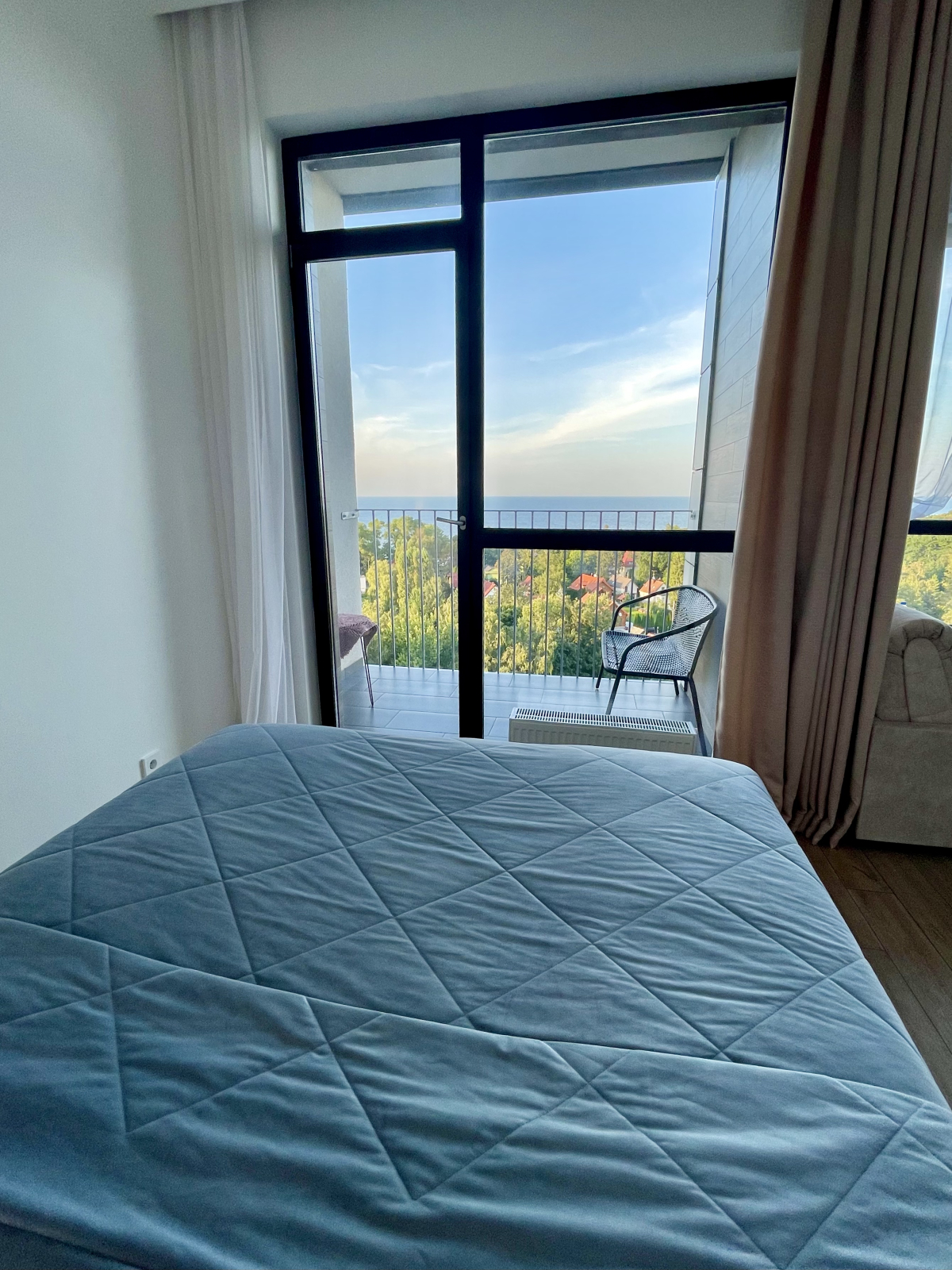 Апартаменты с видом на море на 10 этаже в комплексе Кристалл & Балтик-SPA