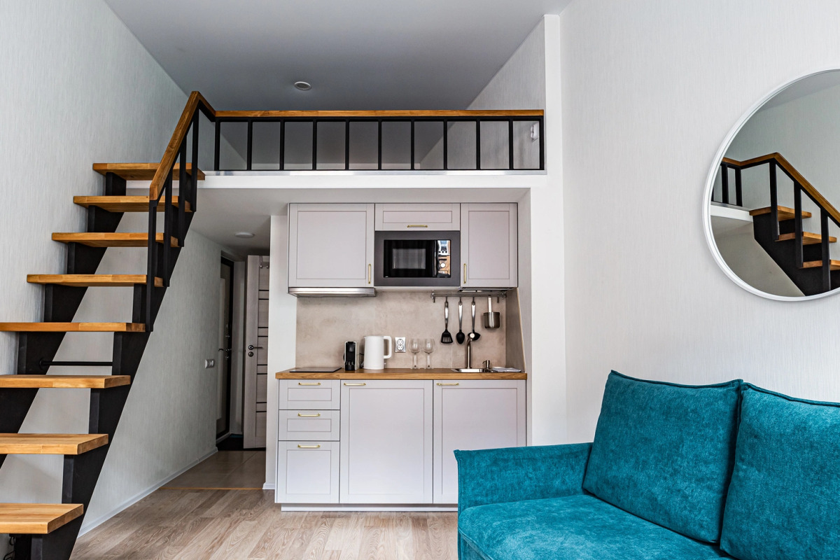 Апартаменты LetYourFlat "Aquamarine" студия