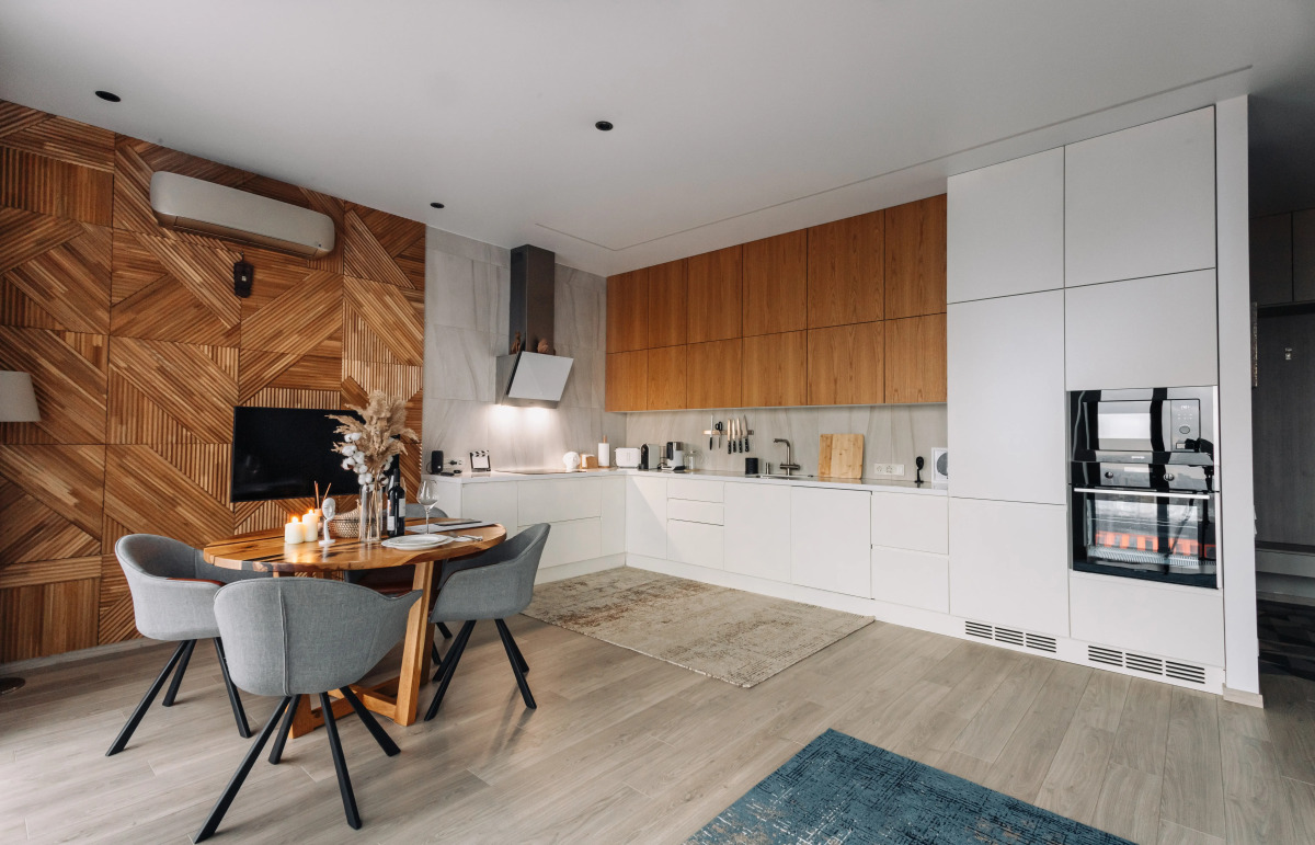 Апартаменты Lalapart Skyfall с панорамным видом с 46 этажа небоскреба Савеловский Сити