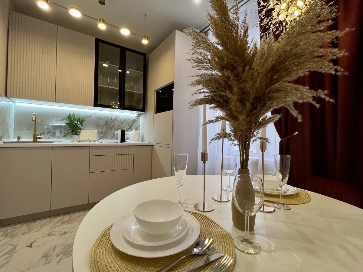 Апартаменты Дизайнерская квартира в Жк Российский с панорамной лоджией