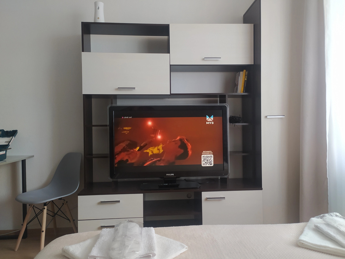 Квартира Современная Студия 29 м2 с Зоной Отдыха на Балконе