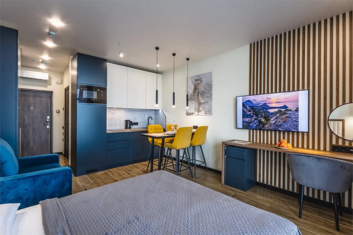 Апартаменты Крымский Рей Студия Relax Time прямой вид на море