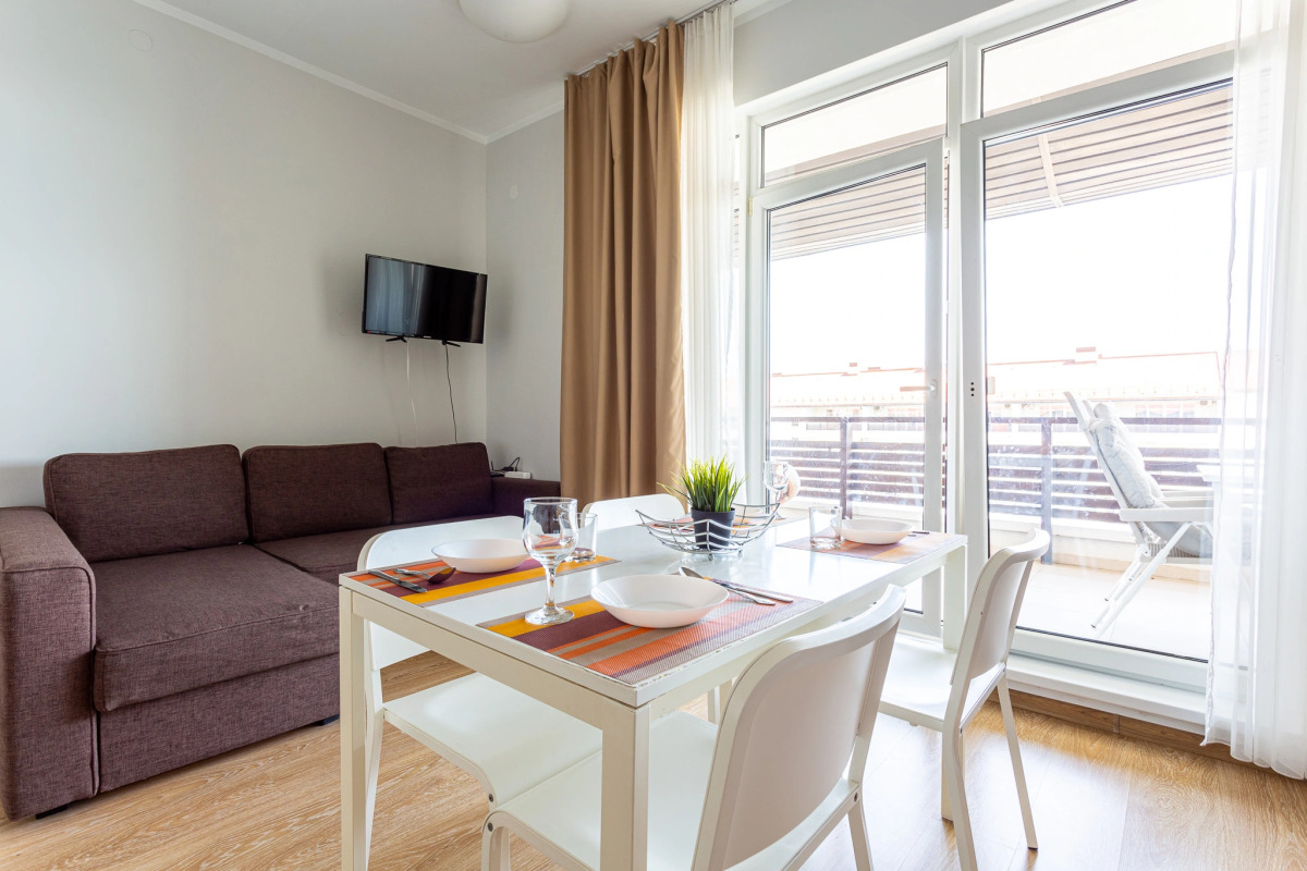 Апартаменты 505 на Парусной, 23 с видом на море