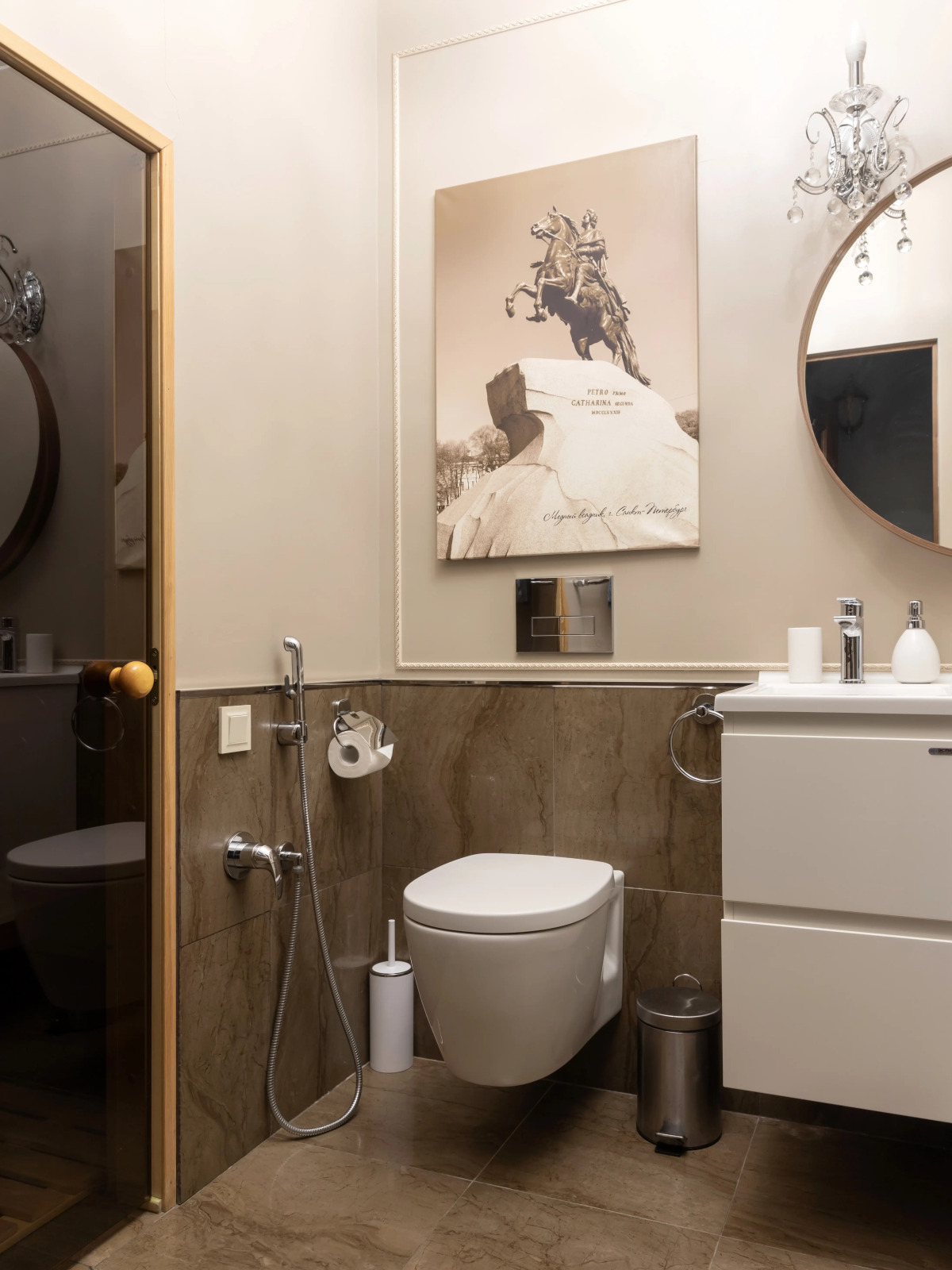 Квартира с Сауной в Новом Доме в Центре Петербурга