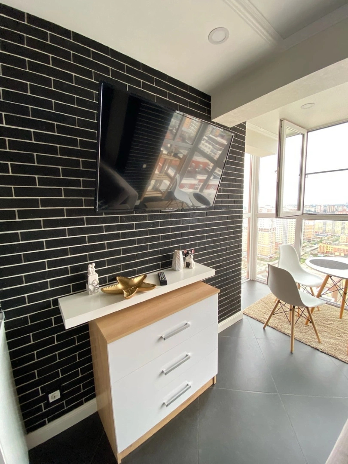 Апартаменты Стильная студия на 24 этаже Высота