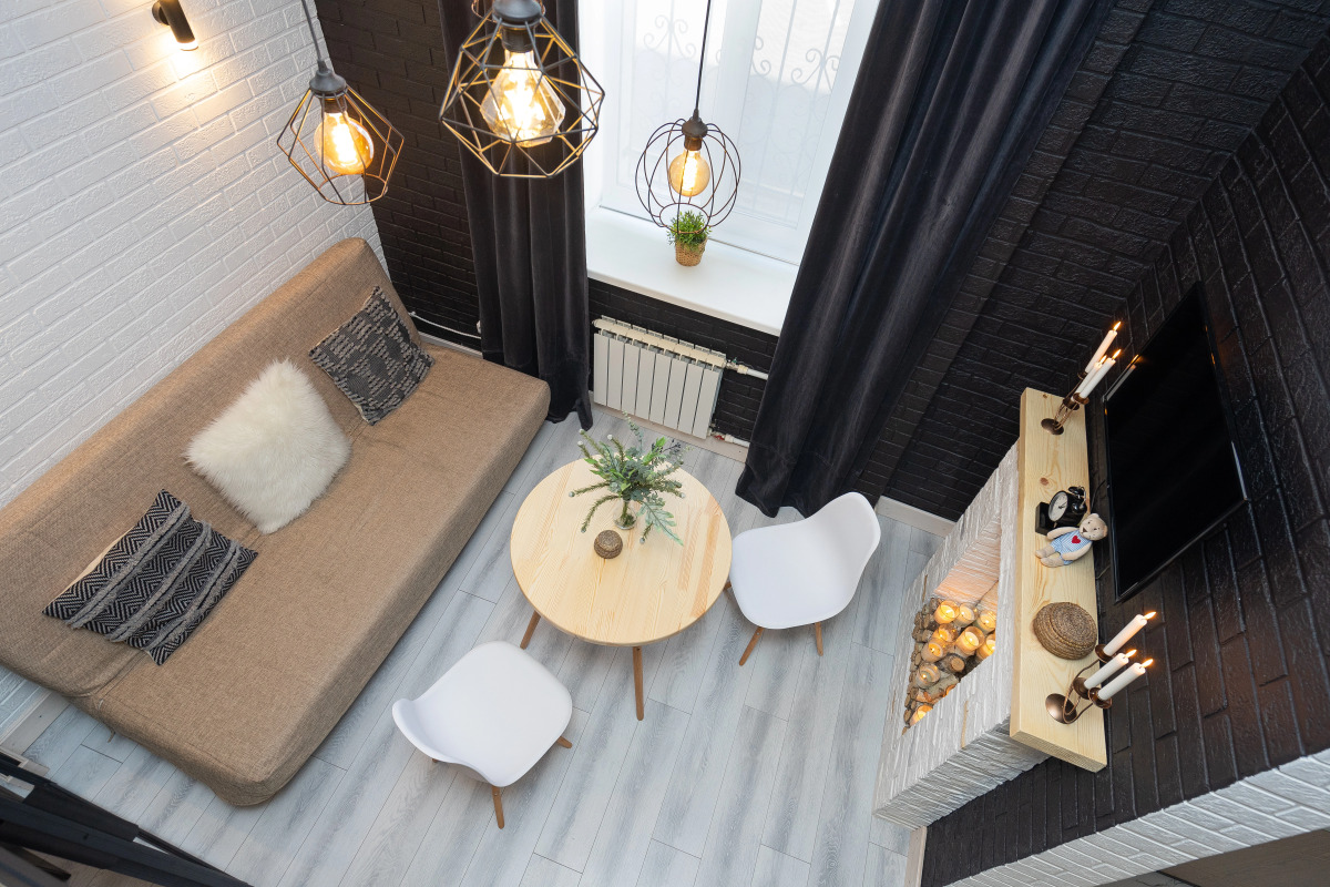 Квартира с Сауной, Камином и Кондиционером Лофт Центр Кремль Казань