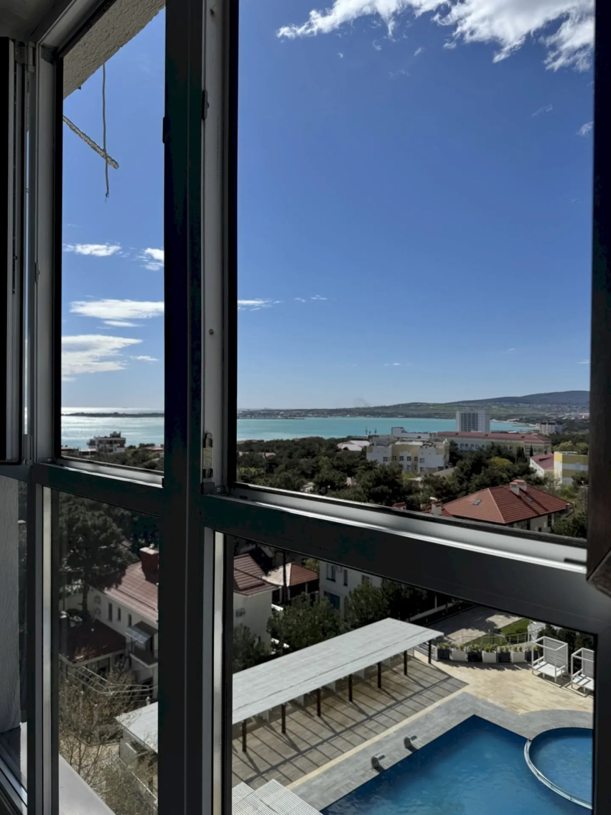 Квартира 488 1-к с видом на море и горы с балконом