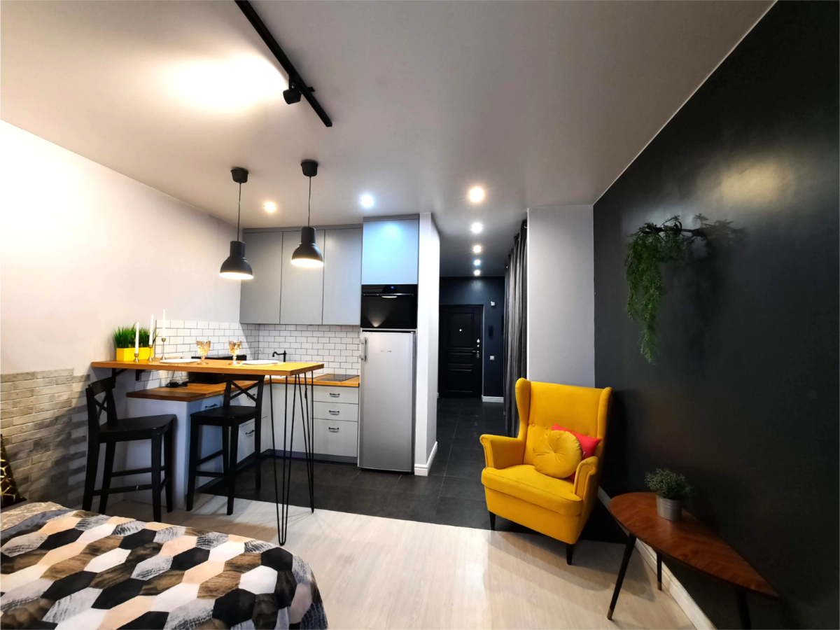 Апартаменты The Loft Уютная Студия у Метро Новокосино