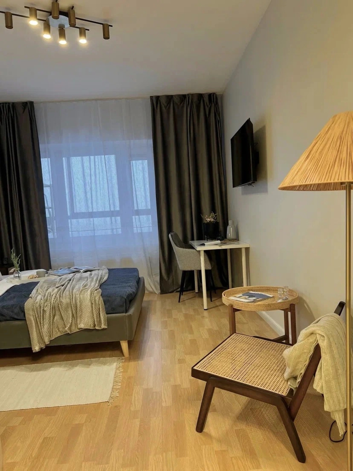 Квартира Сканди однокомнатные Piter Apartments с кондиционером