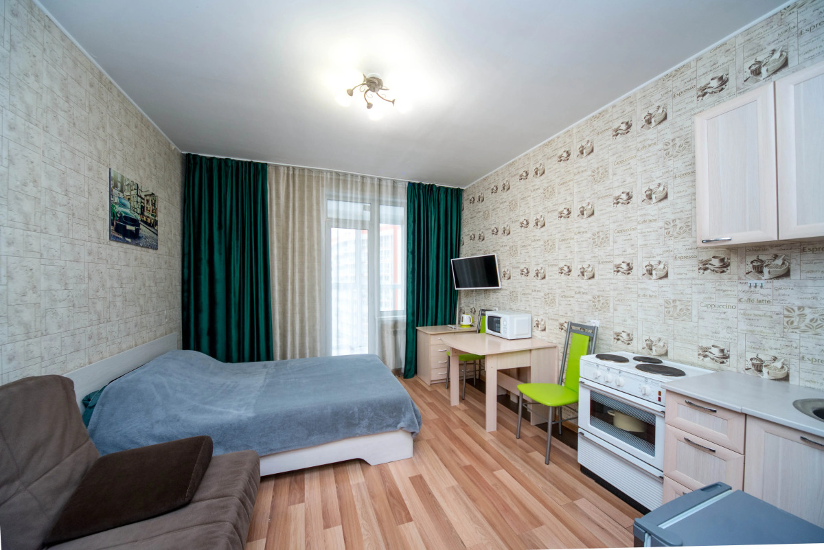 Квартира студия для 4 человек в студгородке