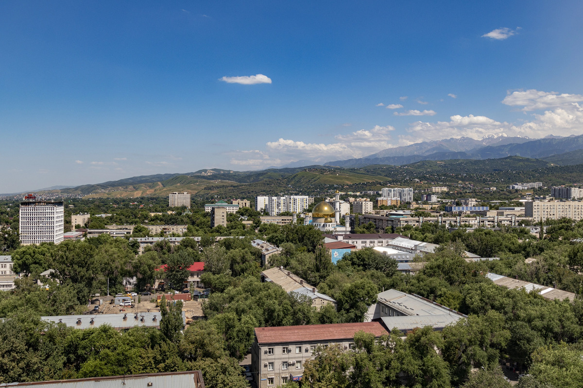 Апартаменты 42 Самый центр, вид на горы