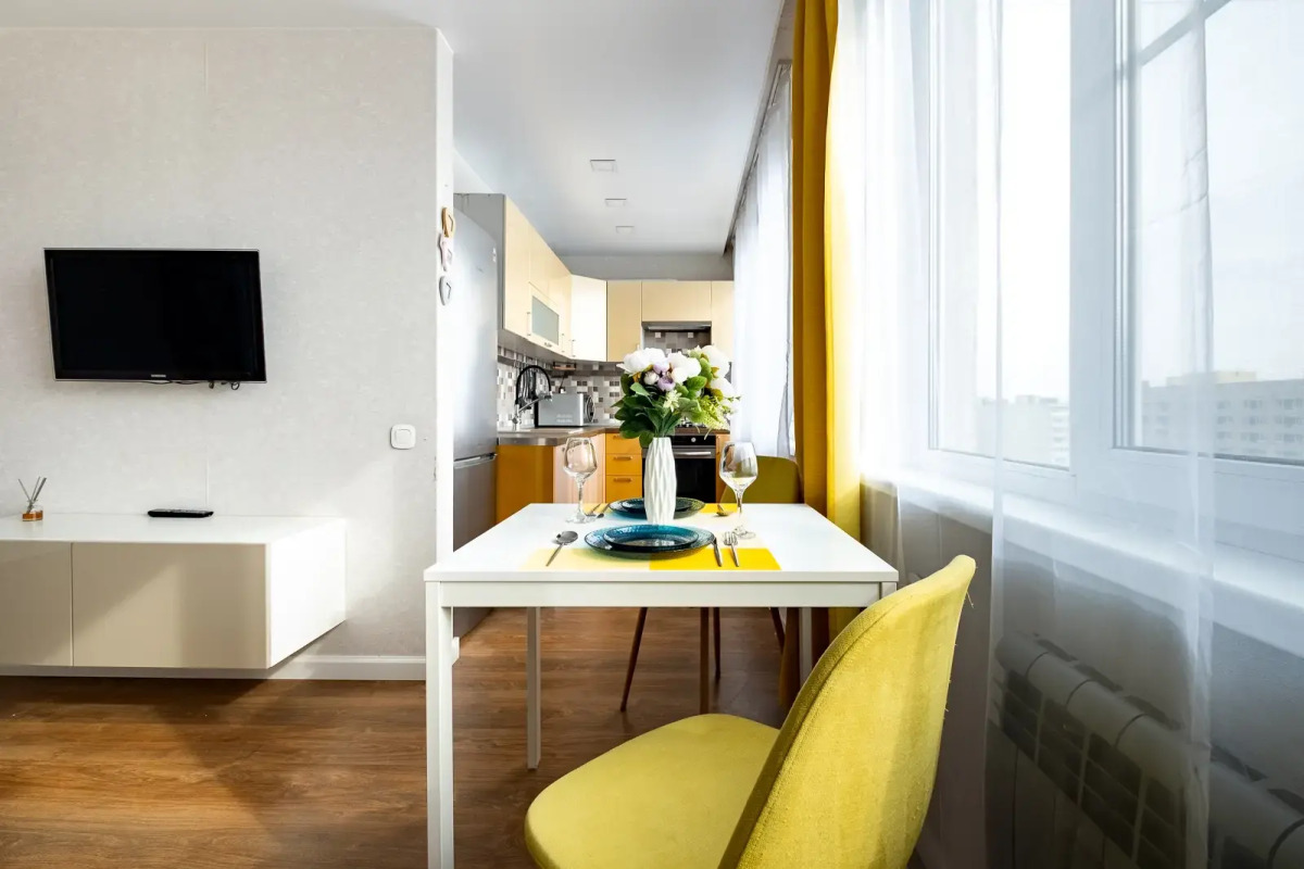 Апартаменты для 4 гостей у метро Купчино с Кондиционером