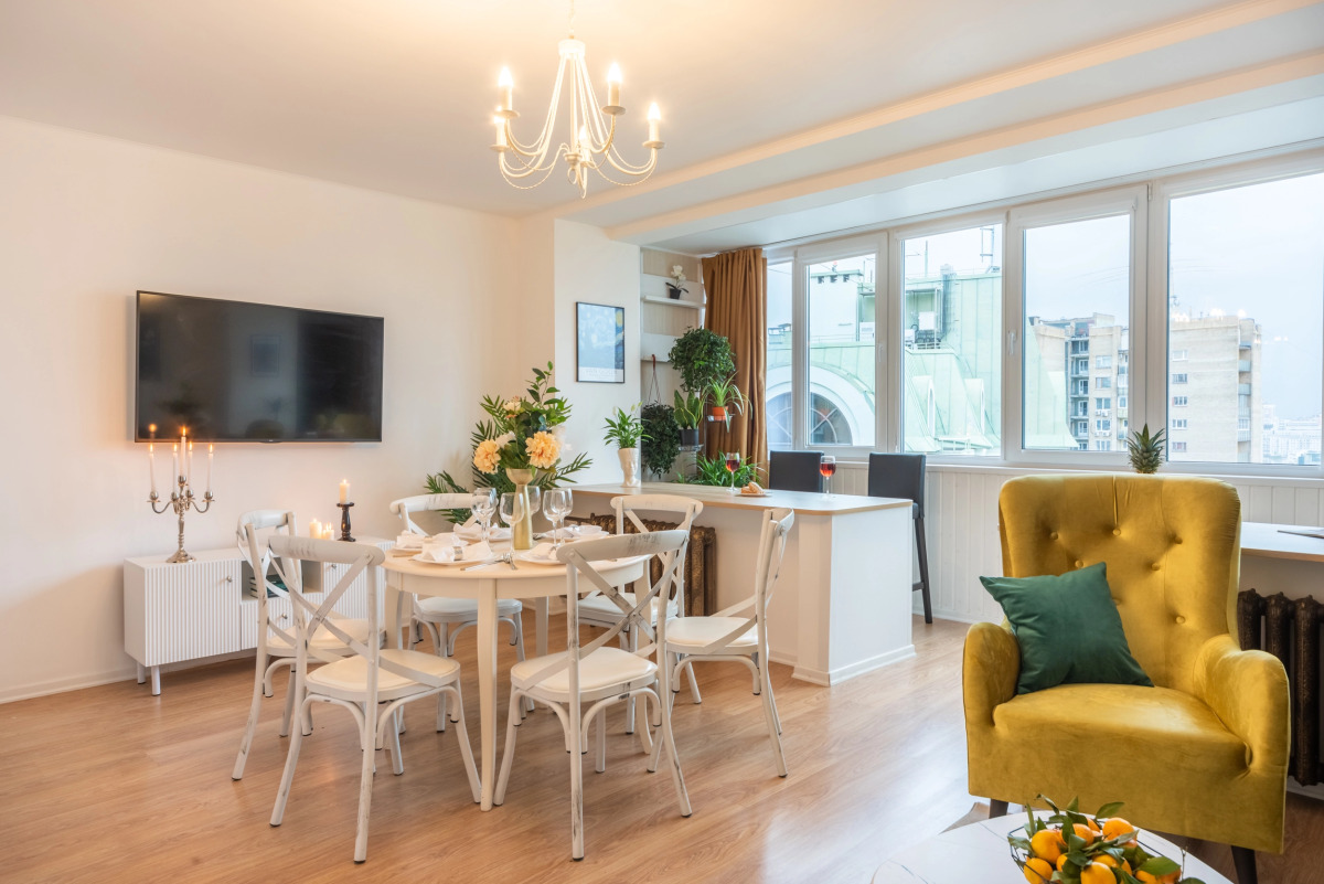 Квартира GM Apartments Четверка с панорамным видом на Москву