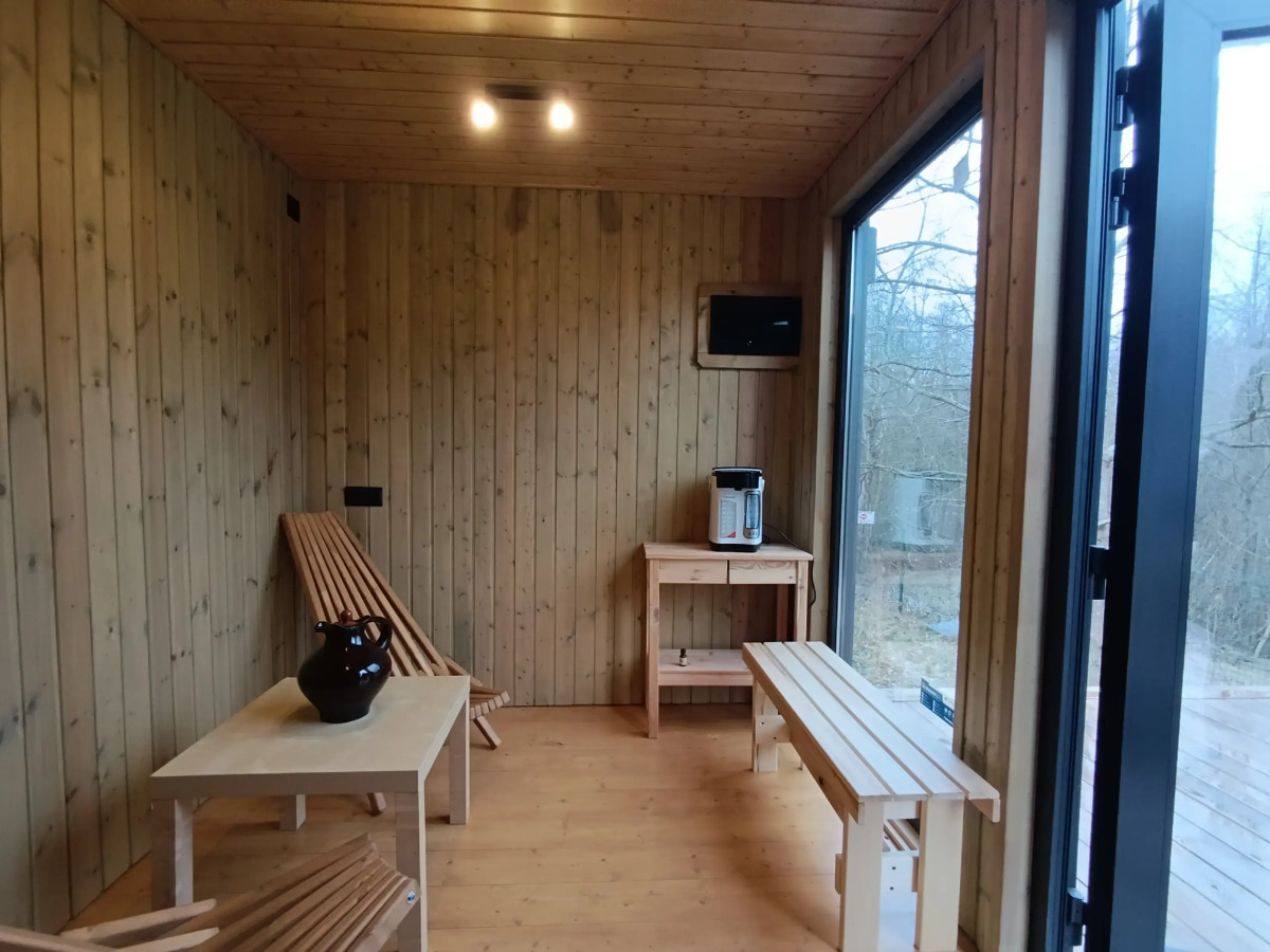 Частный дом Загородный комплекс на берегу реки с баней 1