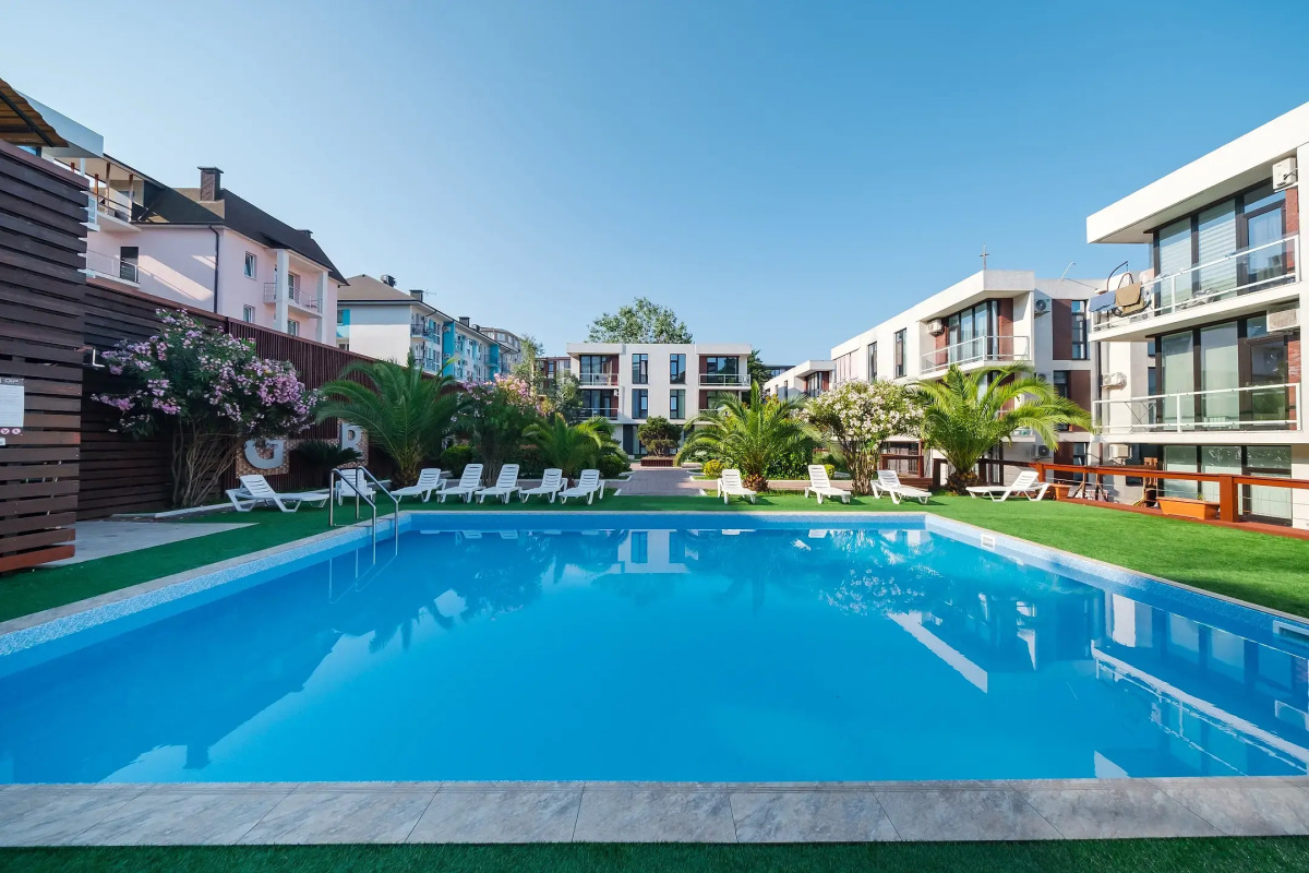 Апартаменты Green Palace 12 С Подогреваемым Бассейном Круглый Год