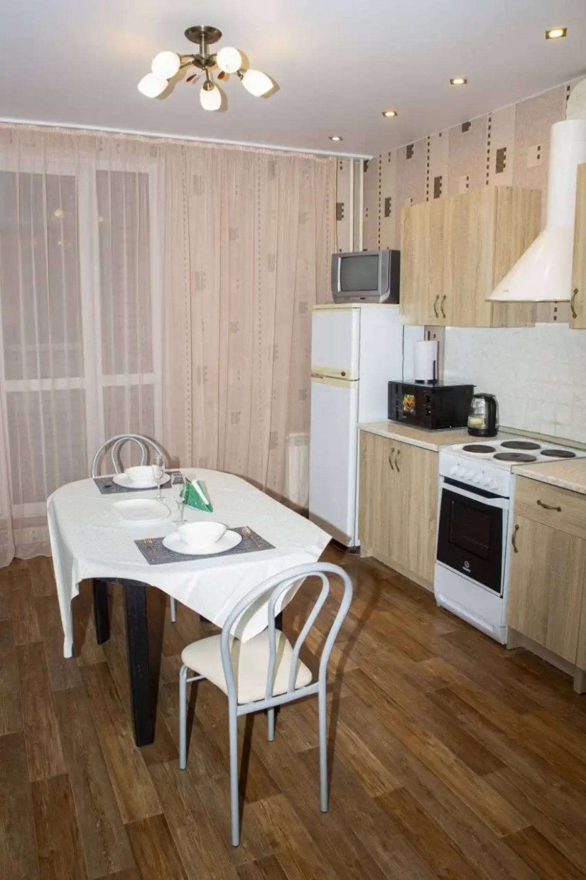 Квартира Просторная и Уютная Однокомнатная с Кроватью и Диваном в ЖК Новый Свет