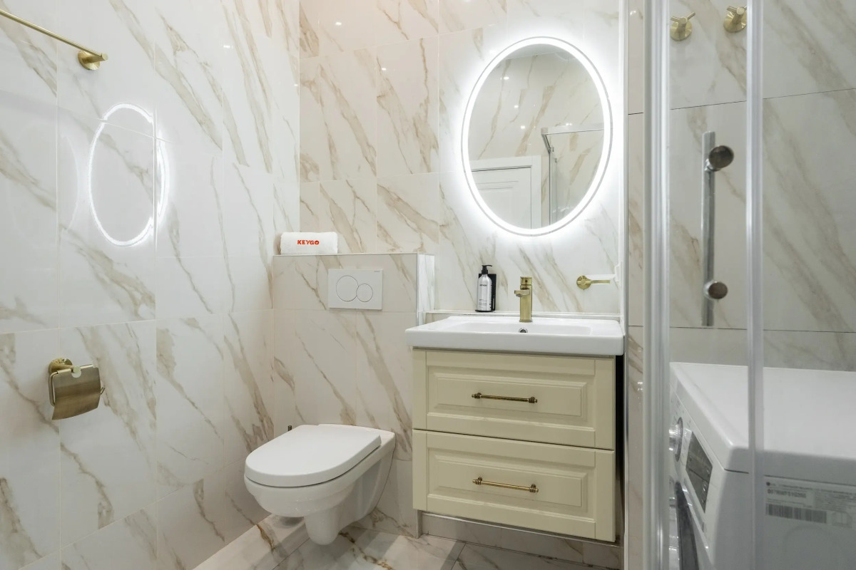 Апартаменты с 1 спальней KeyGo 1046 рядом с метро Автозаводская