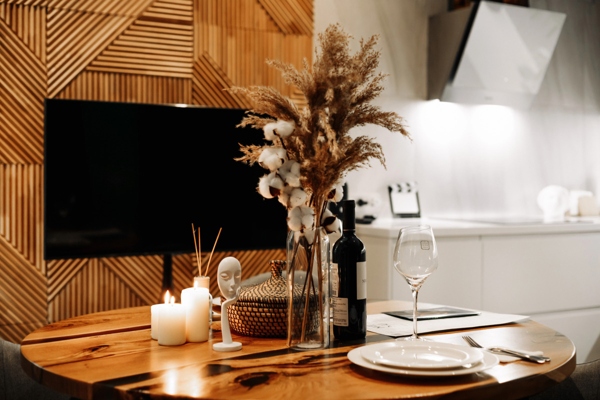 Апартаменты Lalapart Skyfall с панорамным видом с 46 этажа небоскреба Савеловский Сити