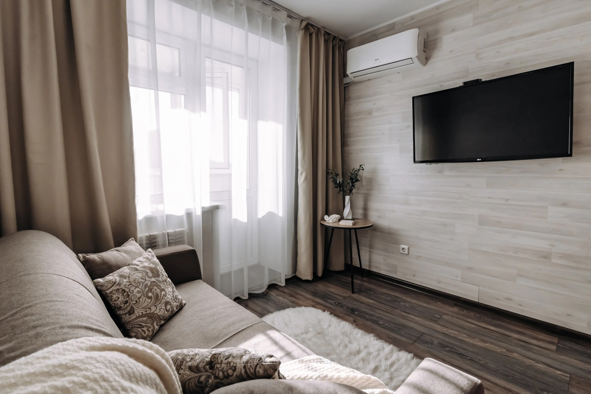 Квартира Уютная Студия в Районе Аэропорта