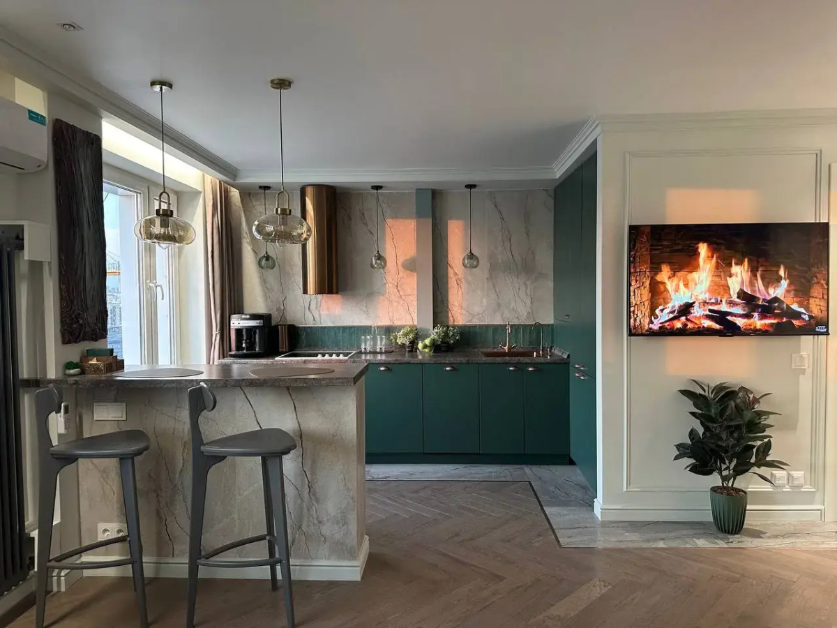 Квартира Top Rooms с видом на Москва Сити