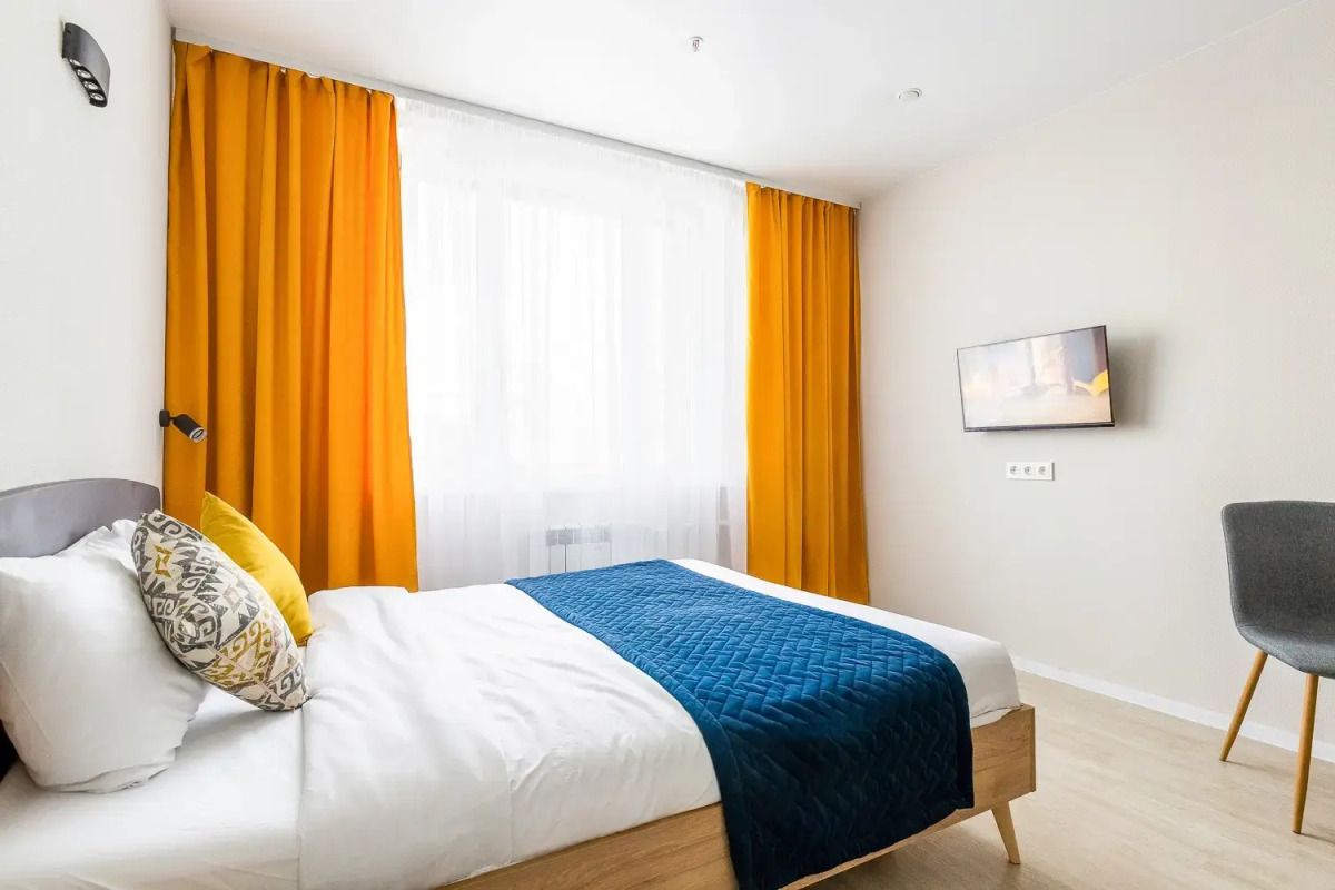 Квартира Яркая студия рядом с набережной и кондиционером