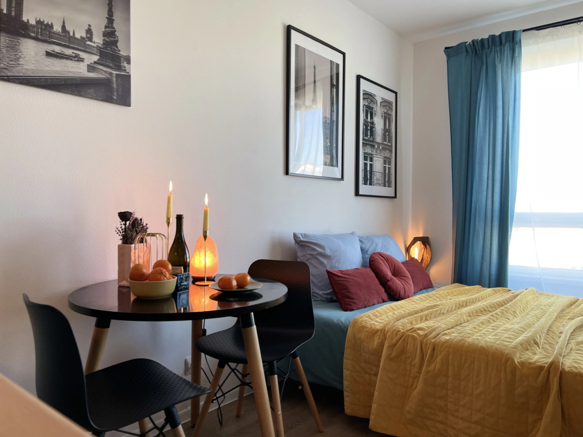 Квартира Уютная Студия с Панорамным Видом На Москву