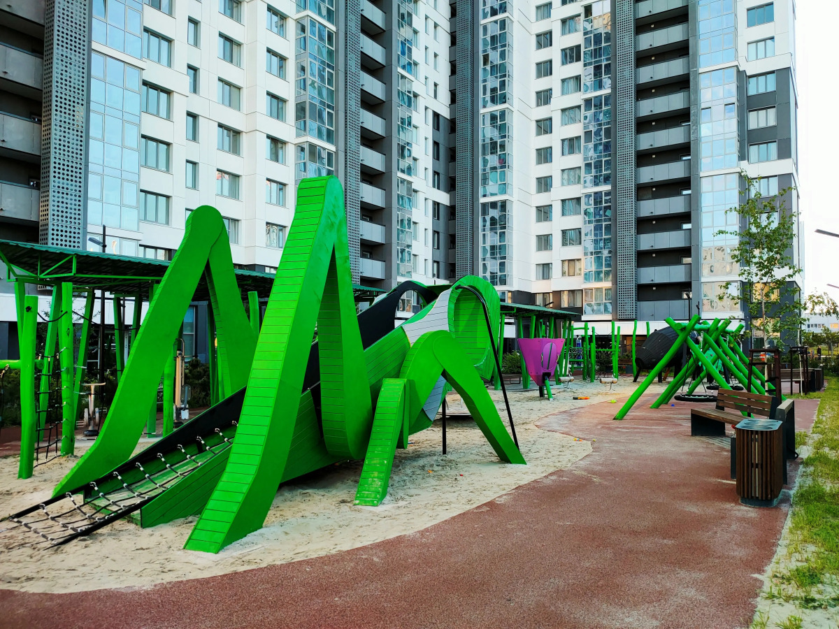 Квартира с красивой террасой на крыше дома в Белгороде